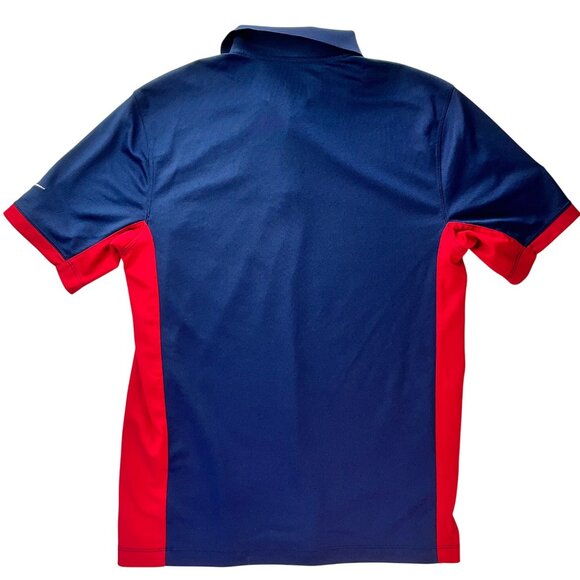 Houston Texans Nike Dri-Fit Polo Shirt S Navy & Red NFL Training Equipment Appar - Picture 7 of 10